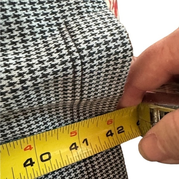 Crescent Drive black‎ & white check/ houndstooth duster/ trenchcoat. NWT - Picture 6 of 12